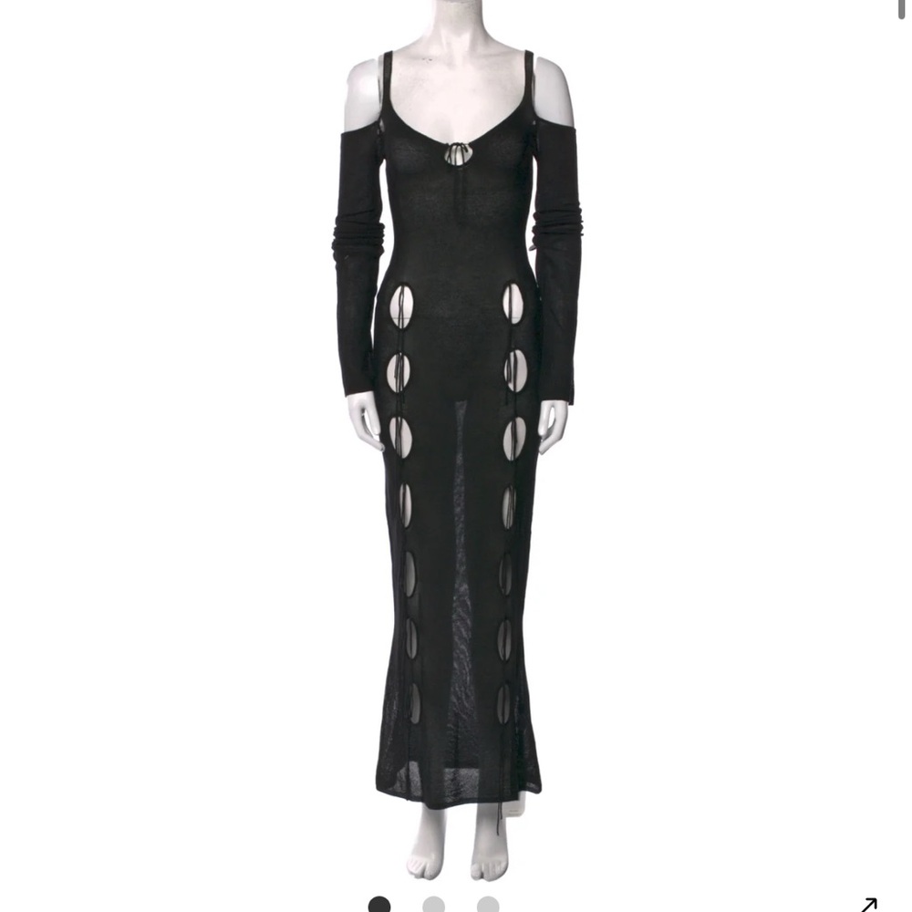 Elegant Black Long Sleeve Dress